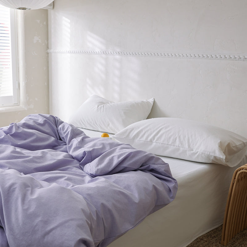 Orchid Dusk — Premium Washed Cotton Duvet Cover