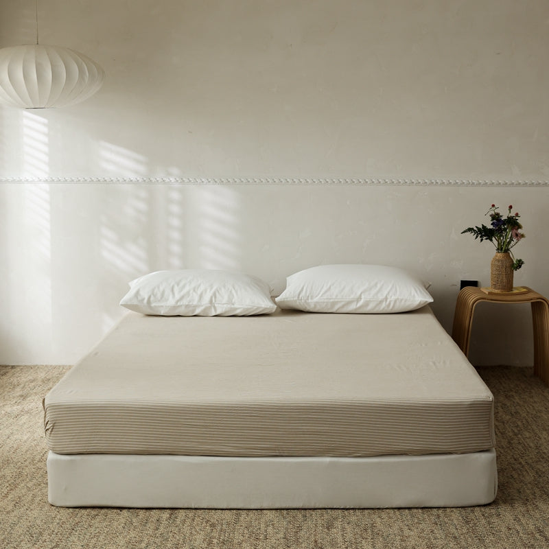 Amber Soil — The Linear Premium Washed Cotton Sheets