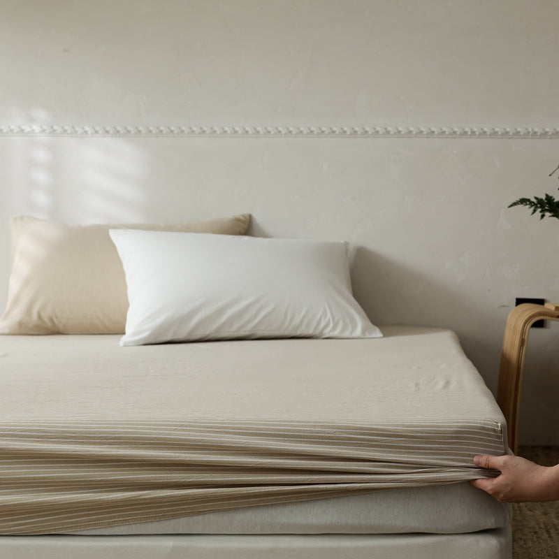 Amber Soil — The Linear Premium Washed Cotton Sheets