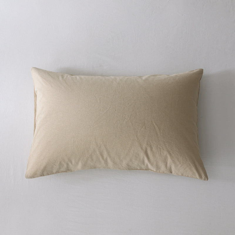 Premium Washed Cotton Pillowcase Pair