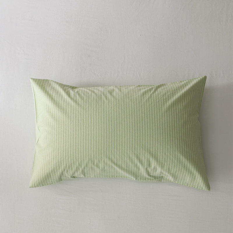 The Linear Pillowcase Pair — Premium Washed Cotton