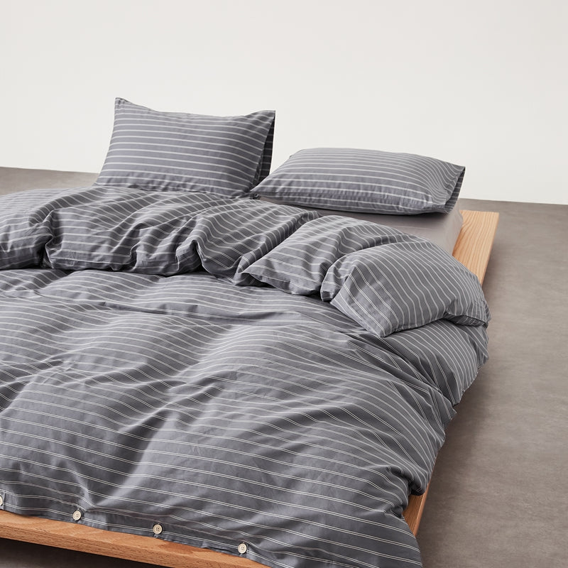 Basalt Stripe — The 60-Count Linear Set