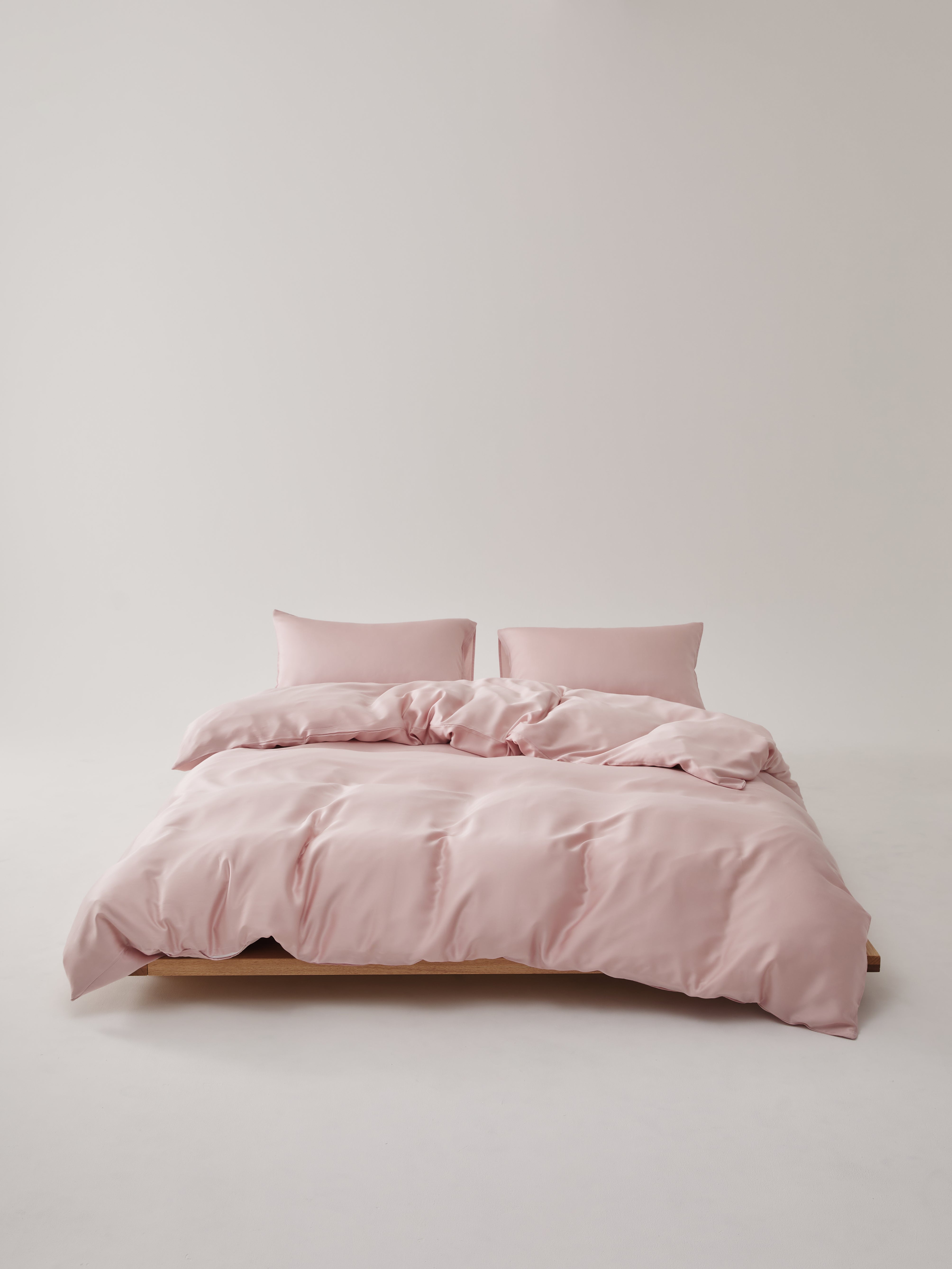 lyserød — 60s TENCEL™ Lyocell Bedding Set