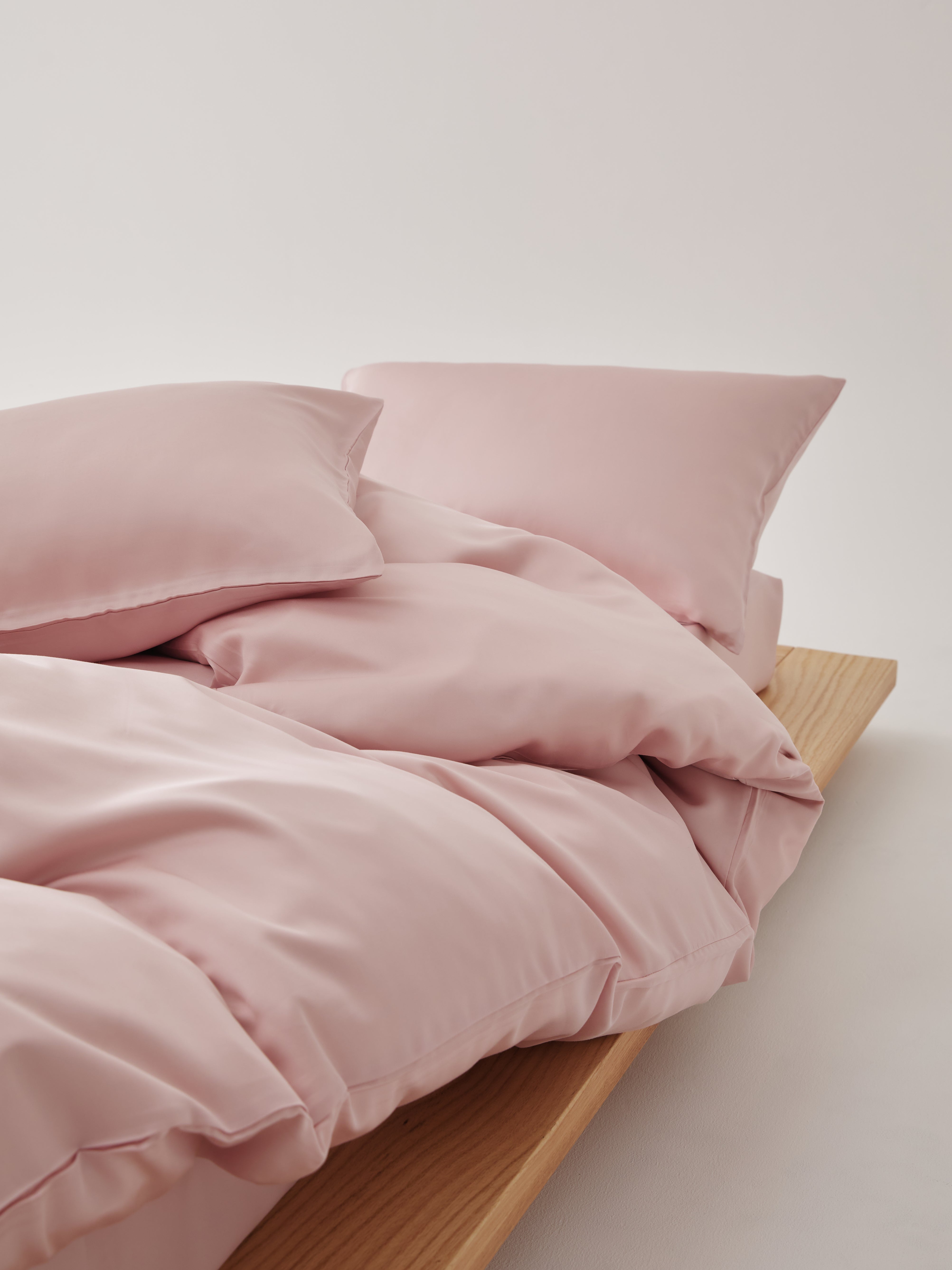 lyserød — 60s TENCEL™ Lyocell Bedding Set