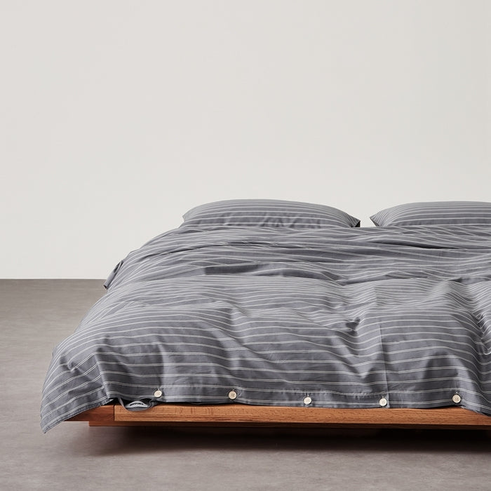 Grå Stripes - Bedding Set