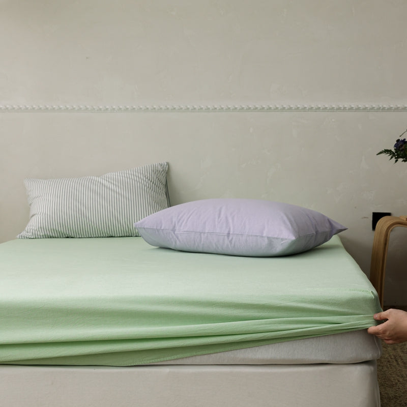 Sage Moss — Premium Washed Cotton Sheets