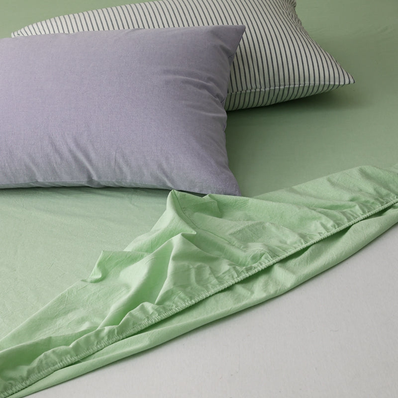 Sage Moss — Premium Washed Cotton Sheets