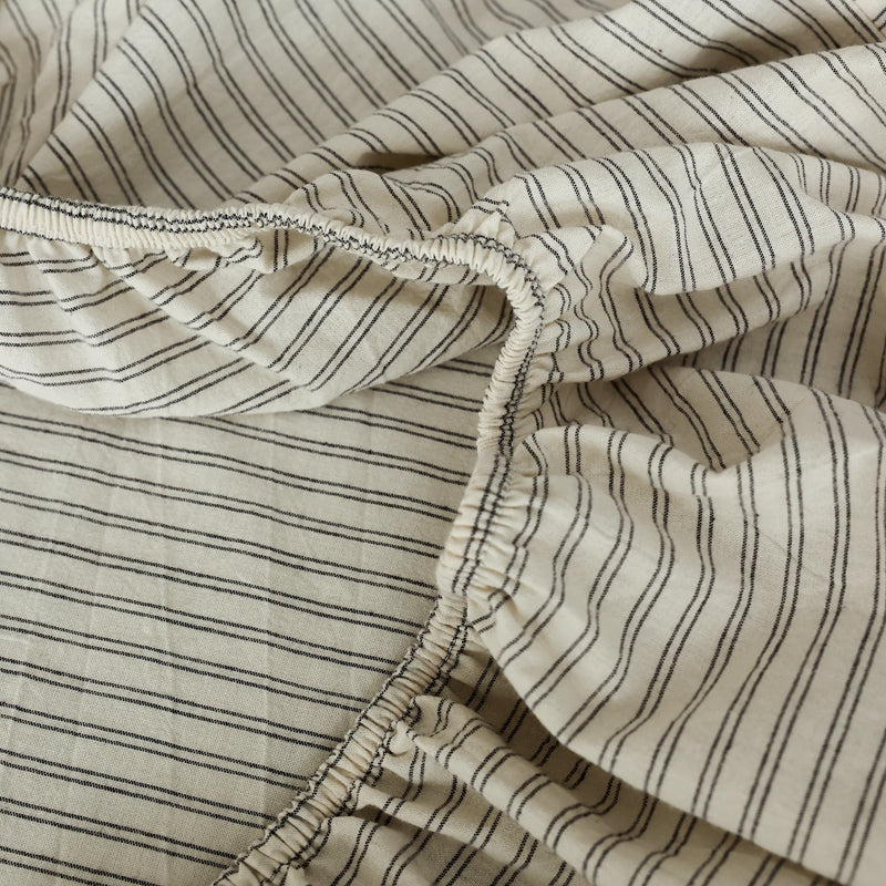 Desert Sand — The Linear Premium Washed Cotton Sheets