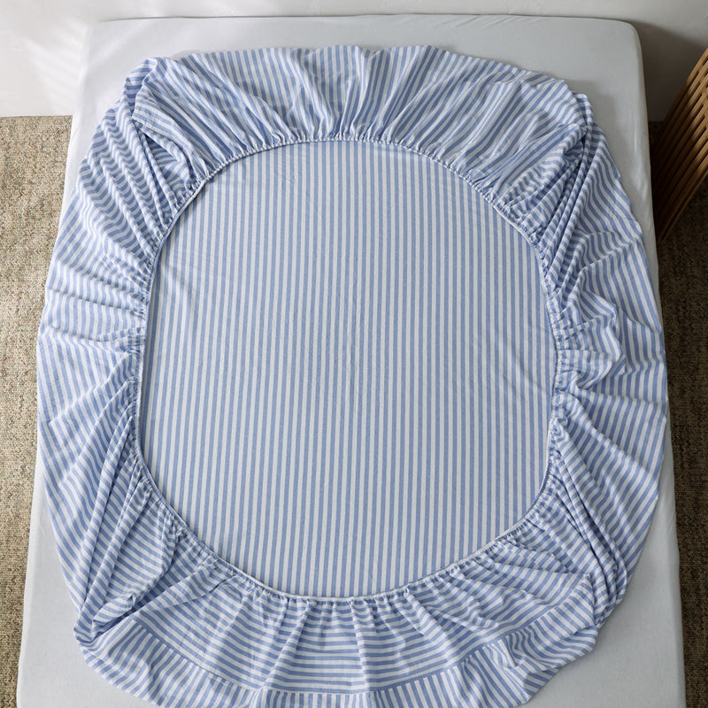 Deep Horizon — The Linear Premium Washed Cotton Sheets