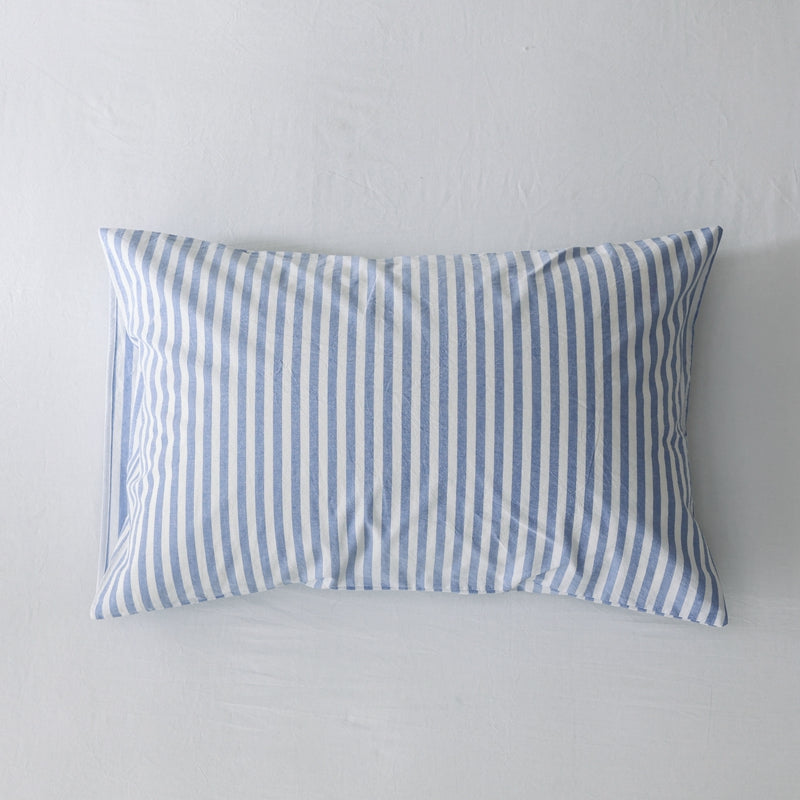The Linear Pillowcase Pair — Premium Washed Cotton