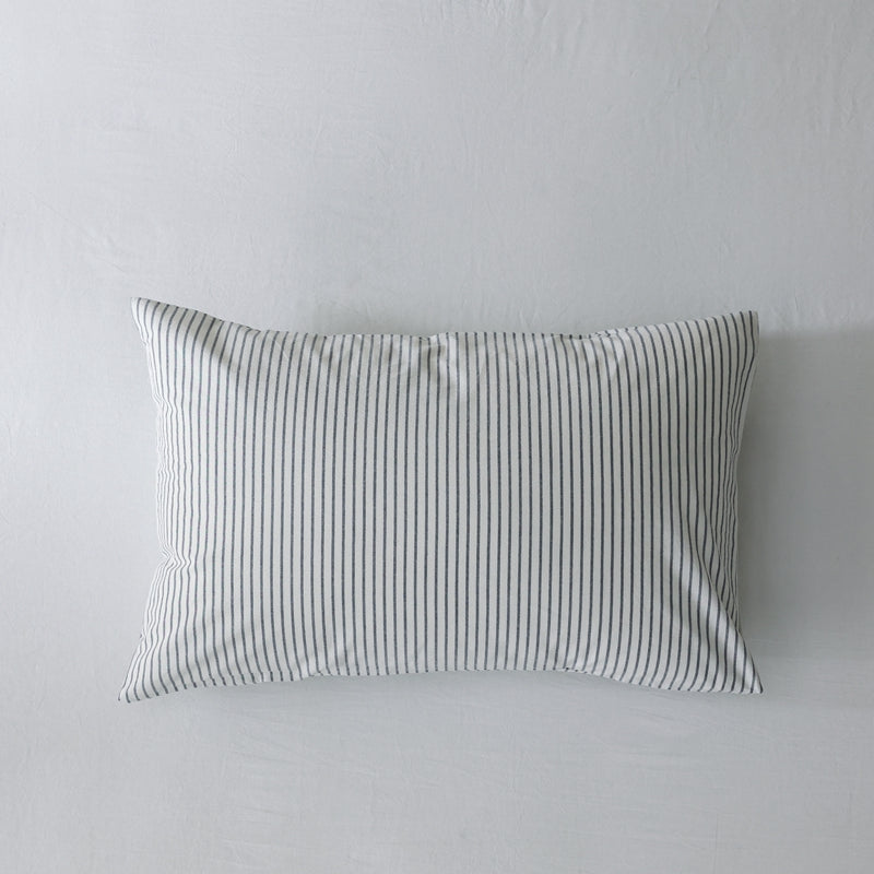 The Linear Pillowcase Pair — Premium Washed Cotton