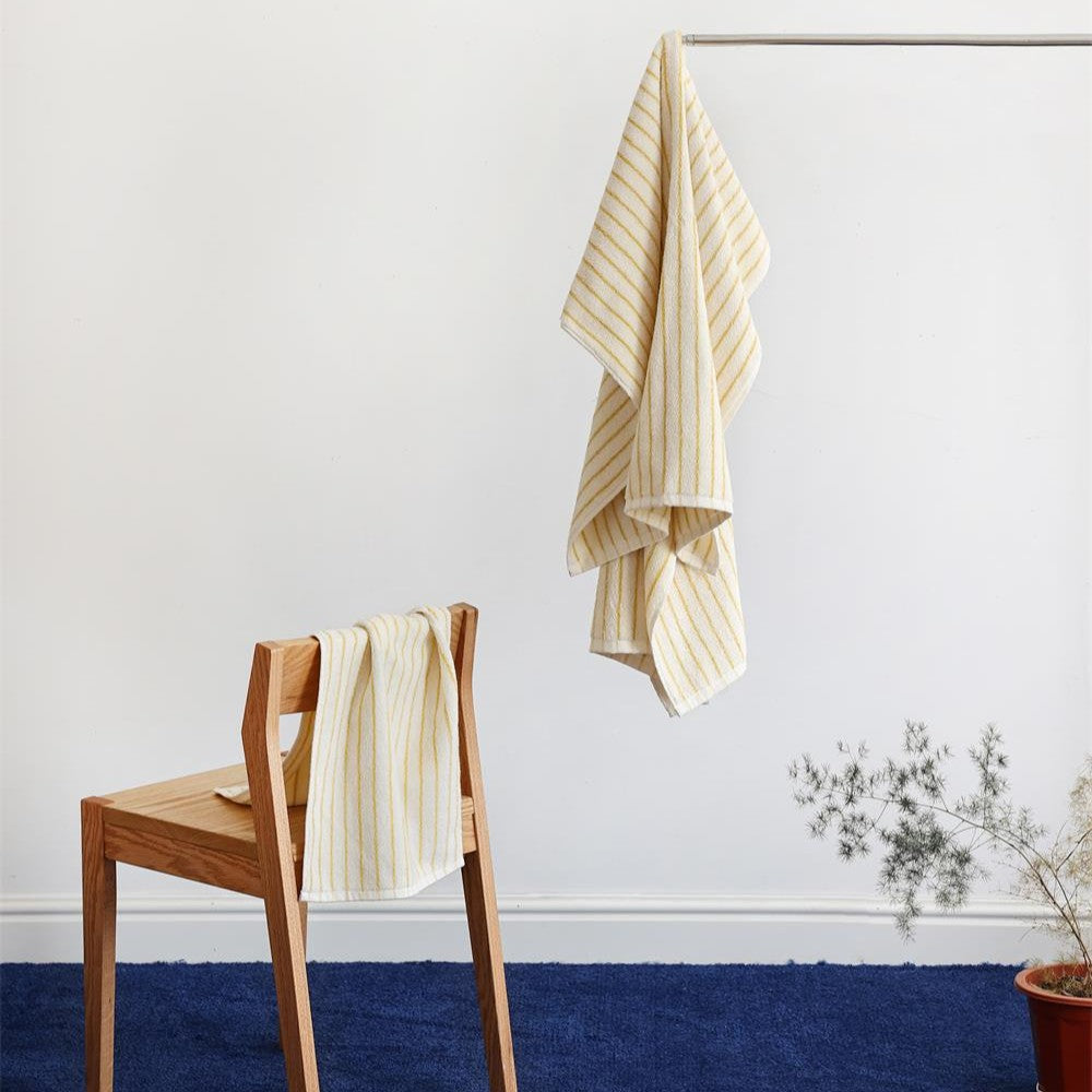 Linear Stripe Cotton Towel