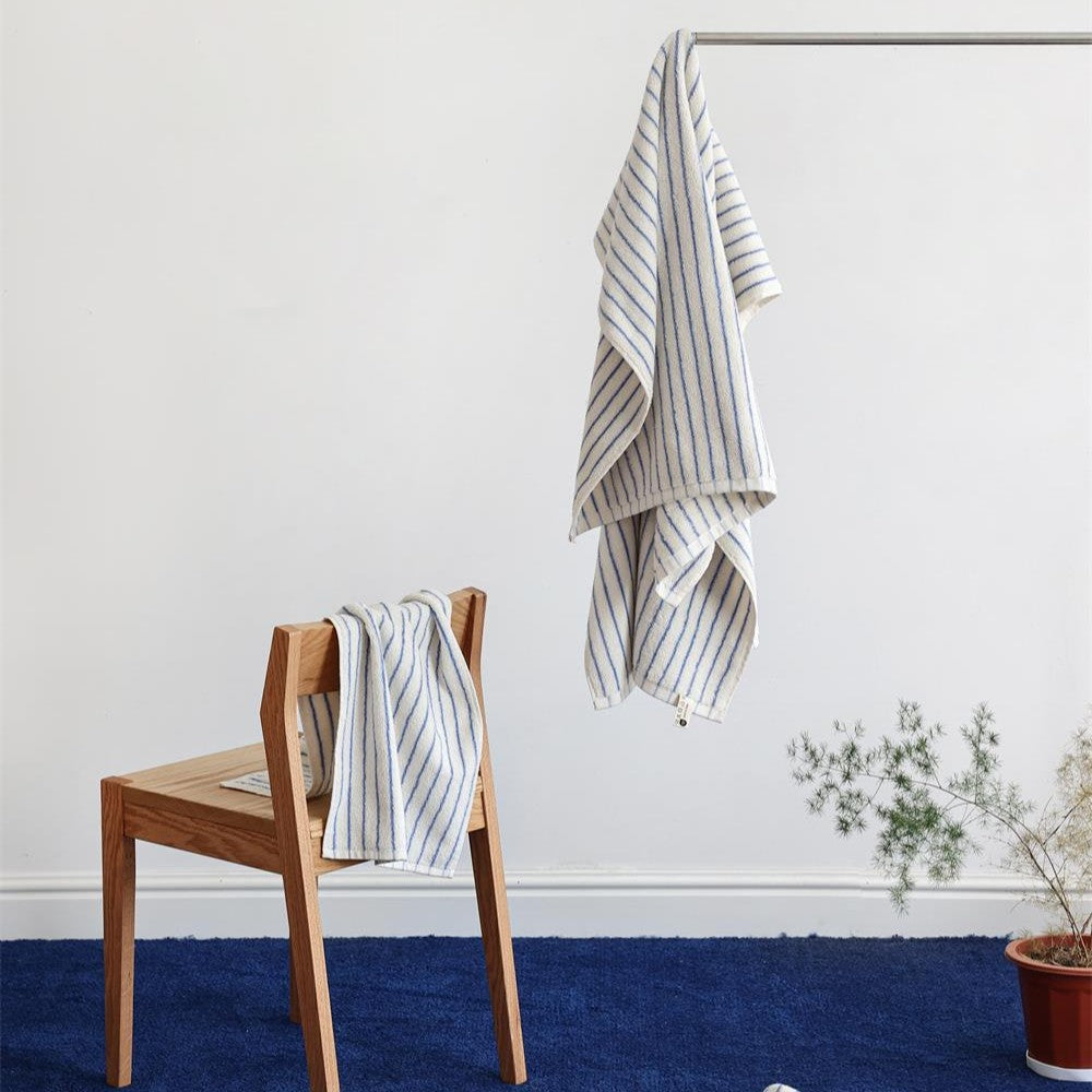 Linear Stripe Cotton Towel