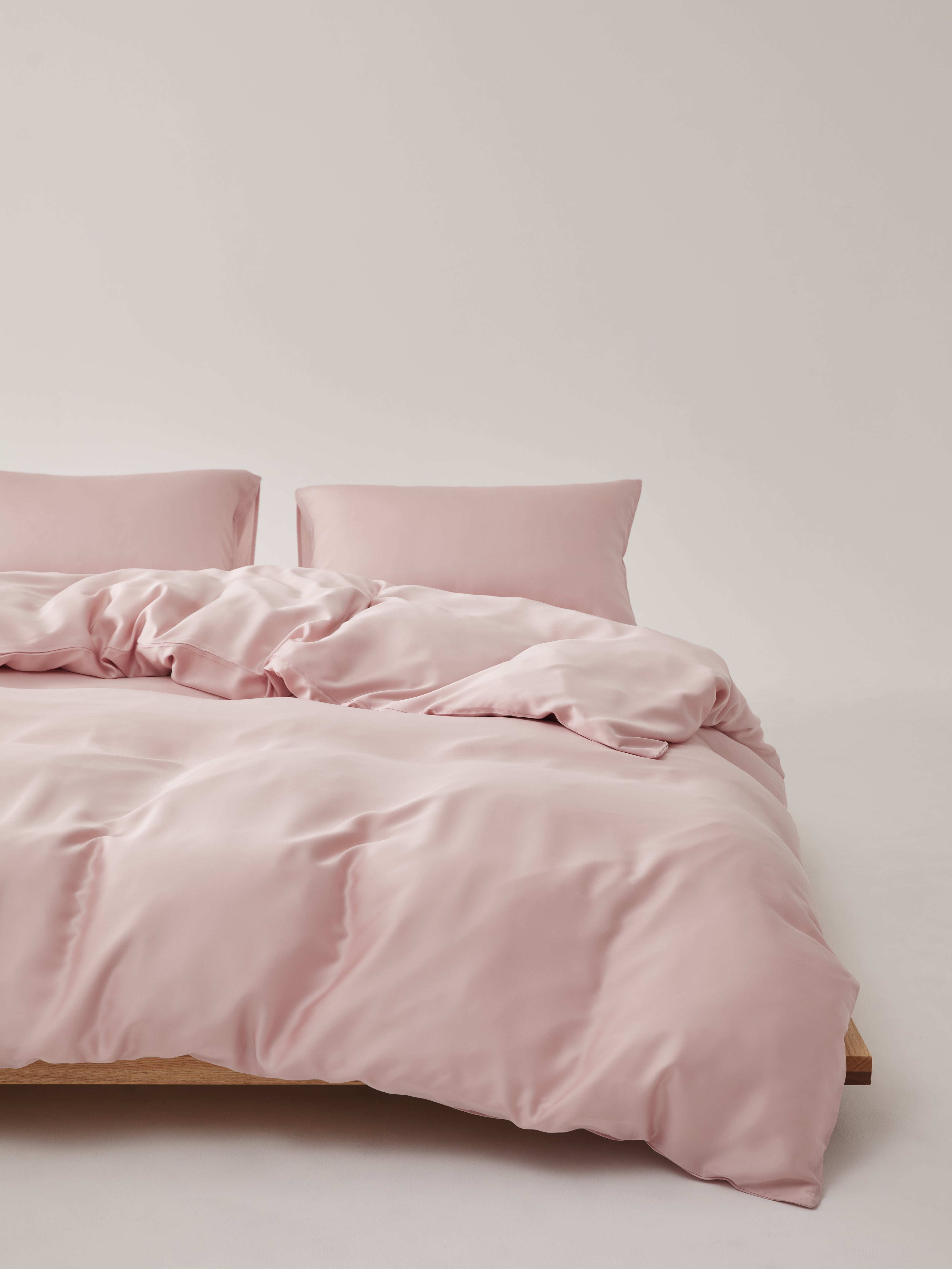 lyserød — 60s TENCEL™ Lyocell Bedding Set
