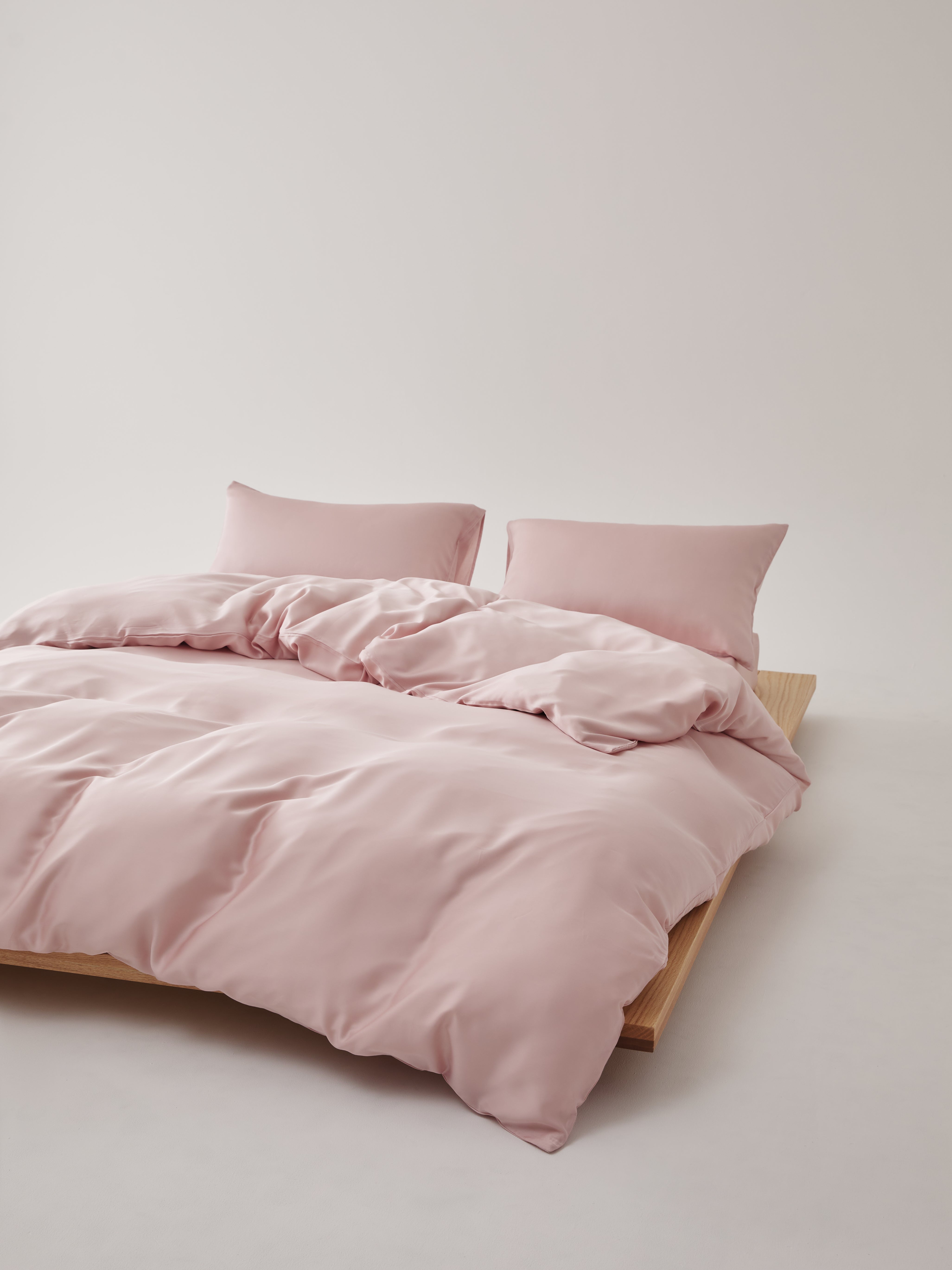 lyserød — 60s TENCEL™ Lyocell Bedding Set