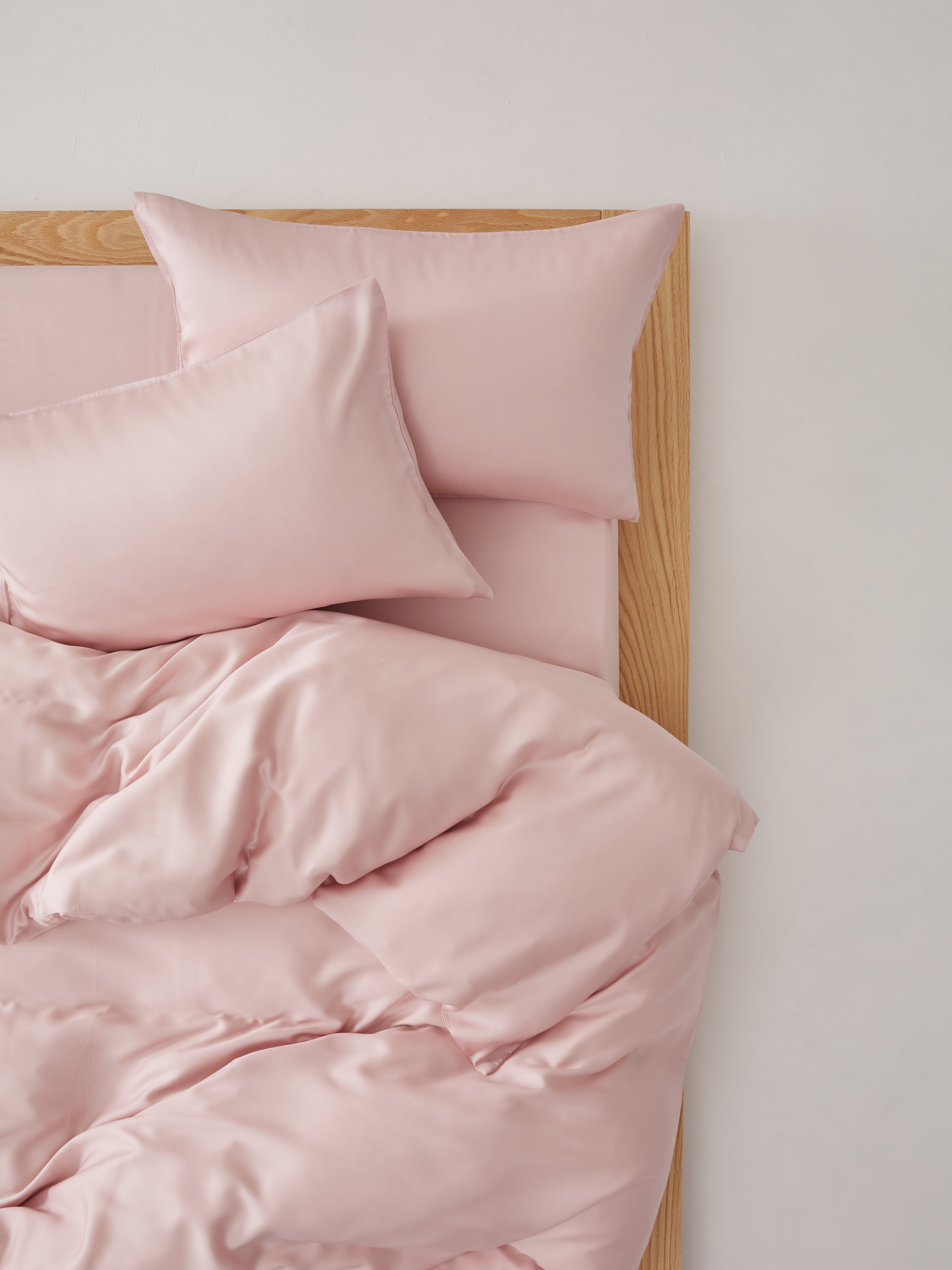 lyserød — 60s TENCEL™ Lyocell Bedding Set